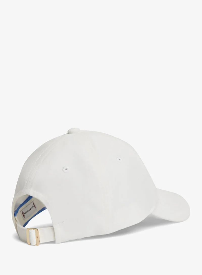 Tommy Hilfiger Ecru Logo Embroidery Baseball Cap for Women | Best Price UAE